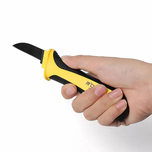 R'DEER Wire Stripper Cutter - Cable Stripping Tool for Electricians | Straight Blade - Image 2