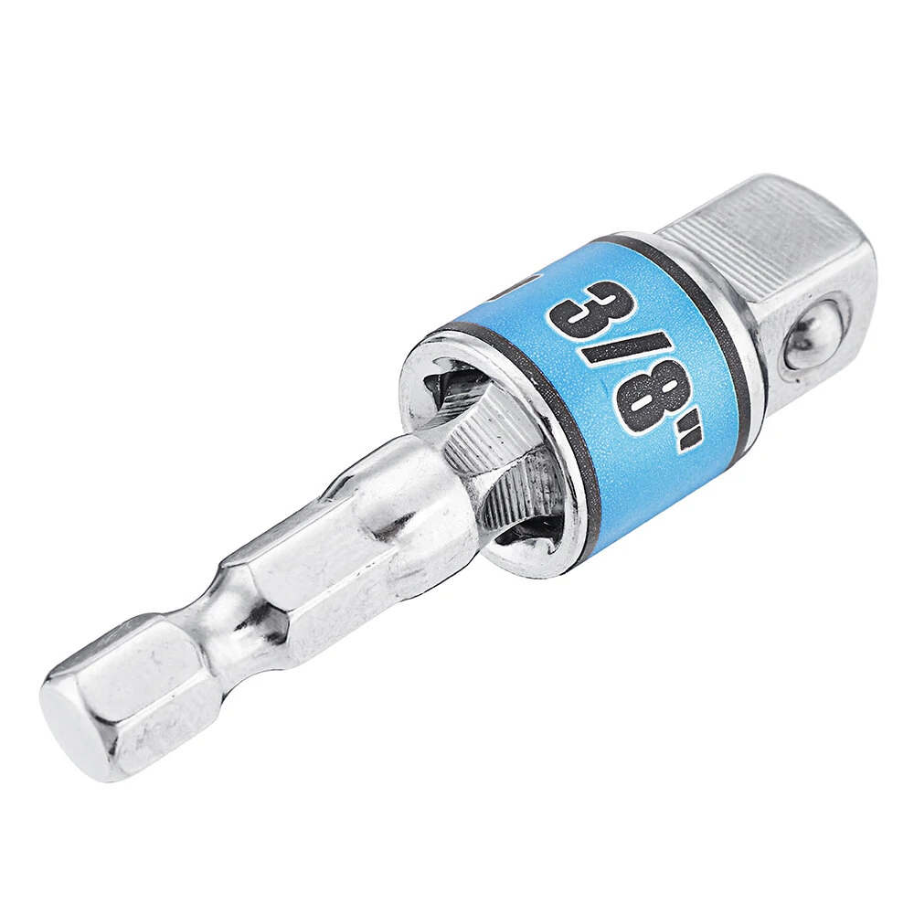 1/4 Inch Hex to Square Drive Adapter | 1/4 3/8 1/2 Inch Universal Angle Screwdriver Drill Extension Bar - Image 4