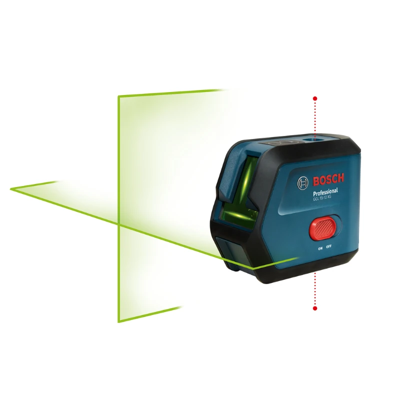 GCL15-12XG Green Laser Level - 2 Lines 2 Shots | 15m Range | Rechargeable Battery - Image 4