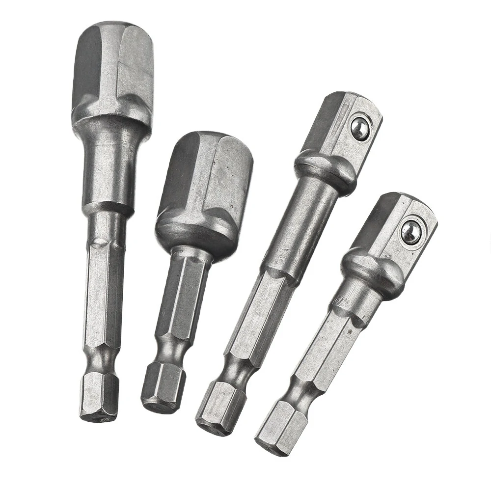 Drillpro 9pcs 1/4 Inch Screwdriver Extension Bar Set | with Angle Driver Adapter - Image 4
