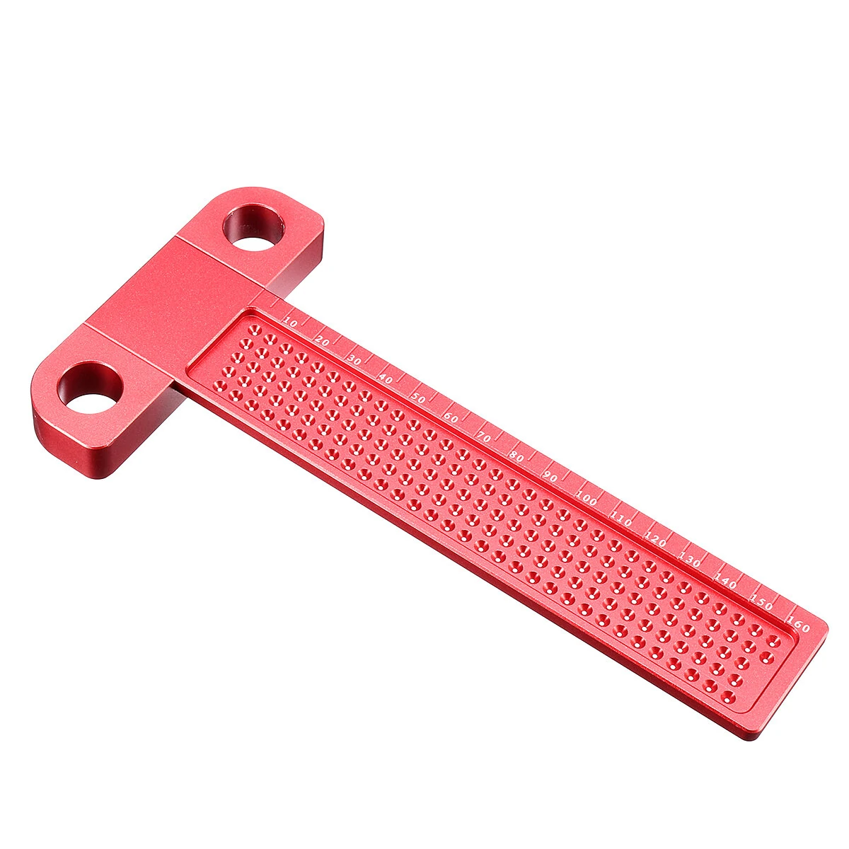 Drillpro T-160 Aluminium Alloy Hole Positioning Ruler | Metric Precision Marking Scriber - Image 2
