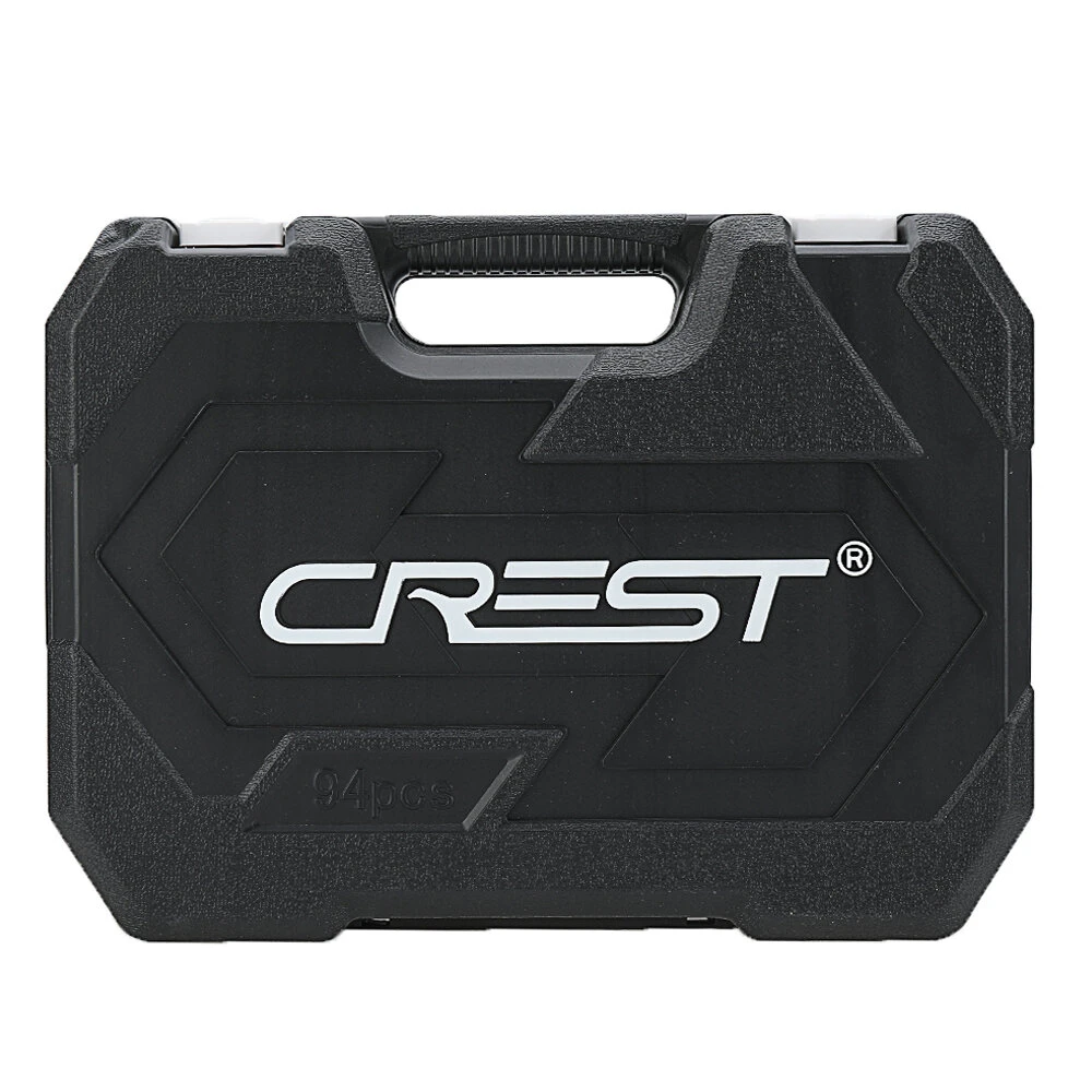 CREST 94-Piece Professional Car Repair Tool Set with Socket Wrench & Toolbox - Image 4