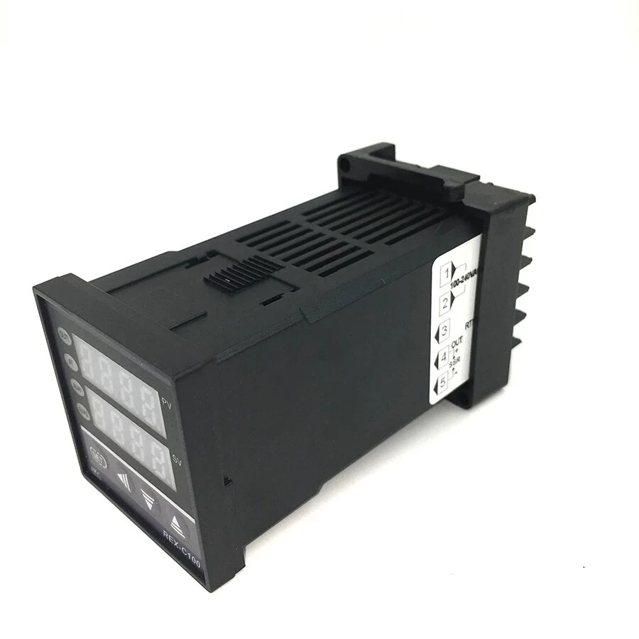 REX-C100 Digital PID Temperature Controller - SSR Output 40A - K Thermocouple Probe - Image 4