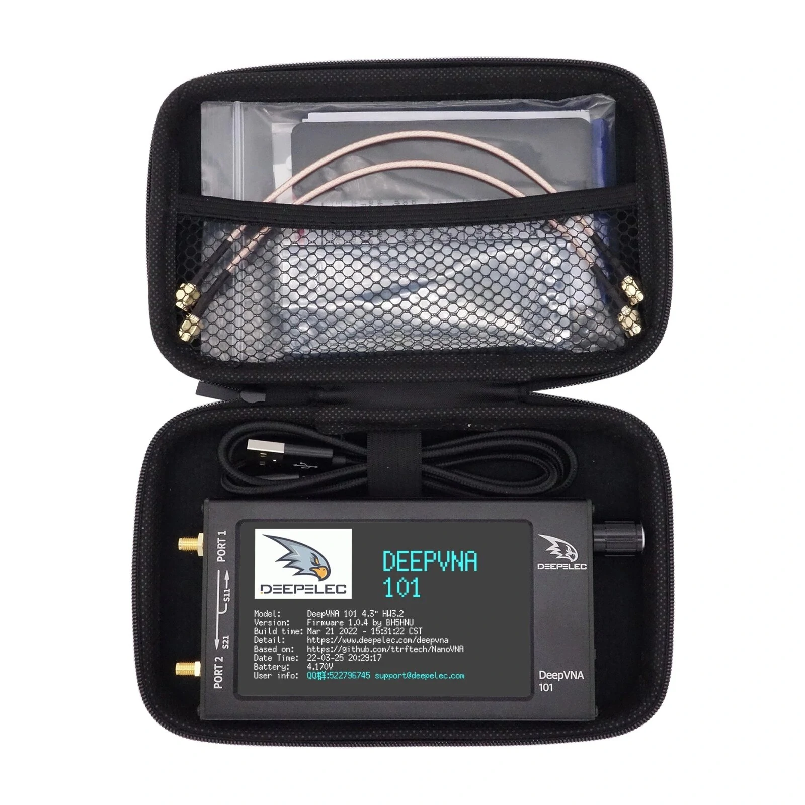 DeepVNA 101 Vector Network Analyzer 10K-1.5GHz | HF VHF UHF SWR Meter - Image 5