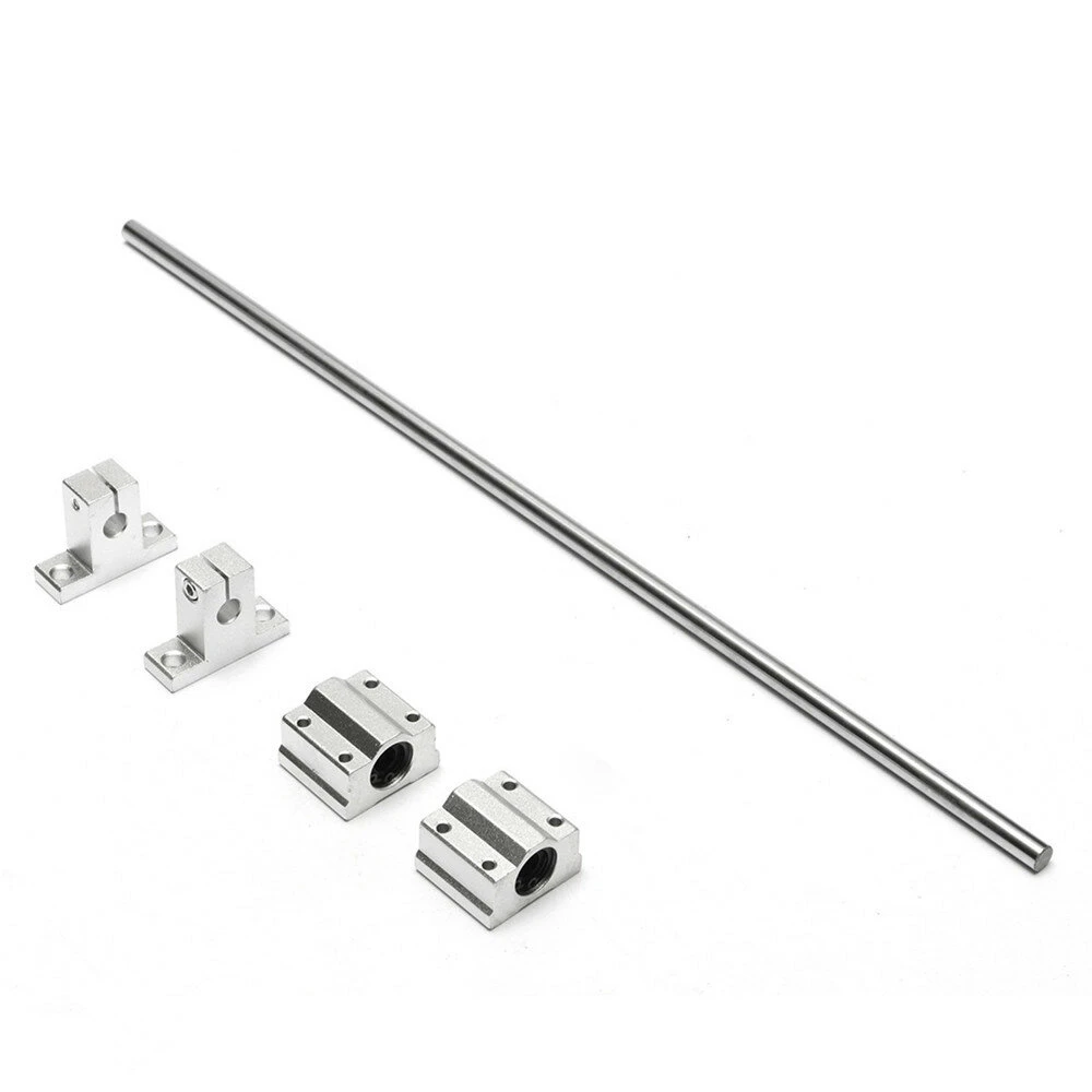 8x400mm Linear Rail Shaft 2pcs Supports 2pcs Bearings Block - Image 4