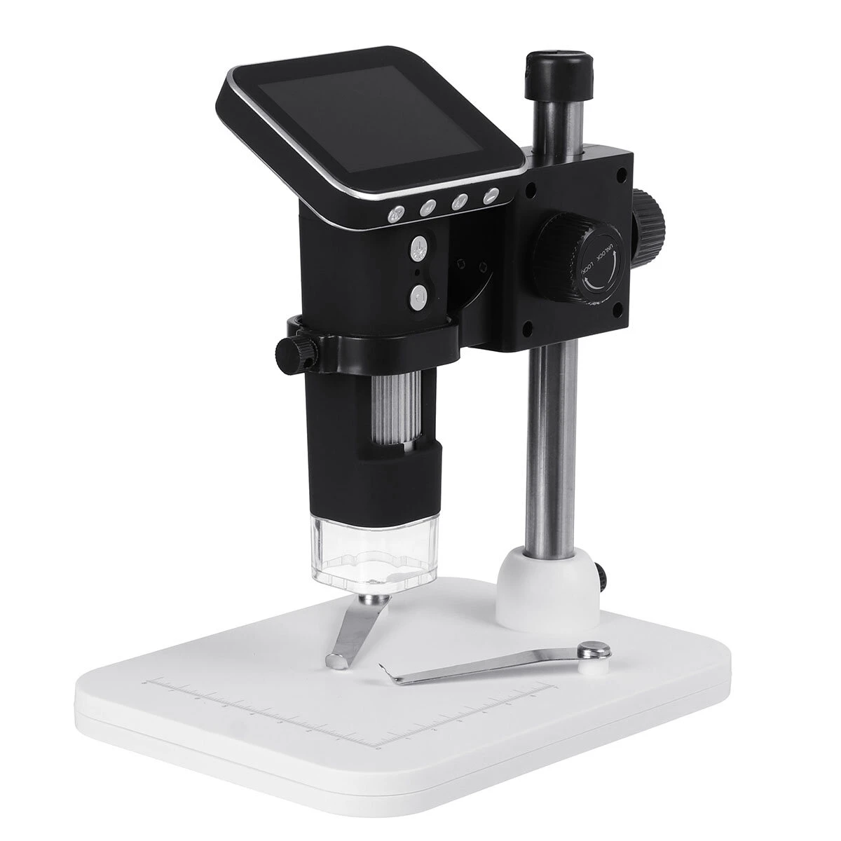 500X Digital Microscope with 3.5 inch HD LCD - Soldering & Phone Repair Magnifier + Metal Stand - Image 2