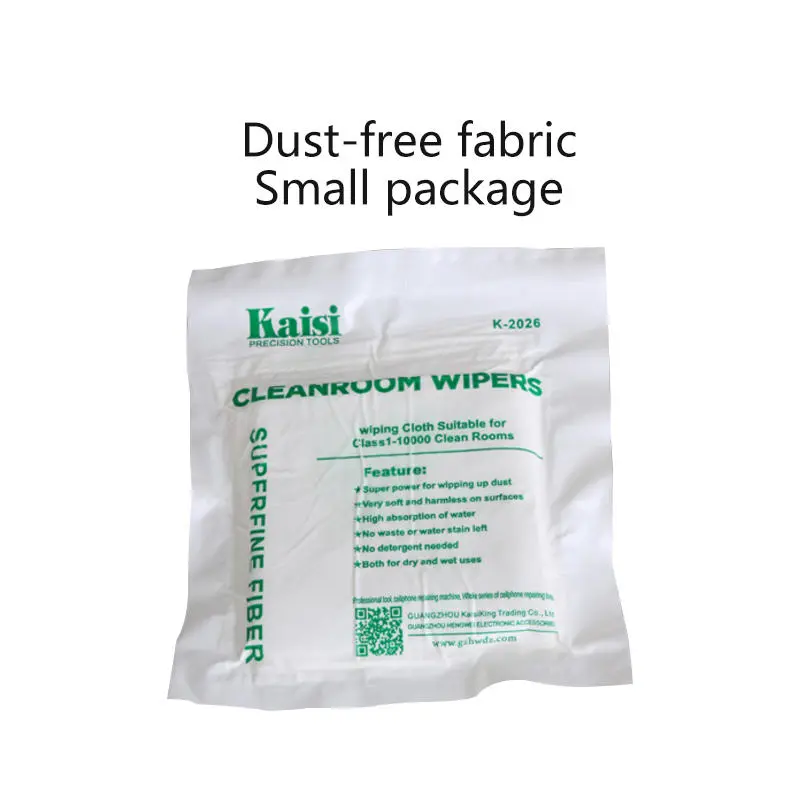 Kaisi Soft Cleanroom Wiper - Dust Free Cloth for LCD Repair | 50 or 200 Pcs - Image 2