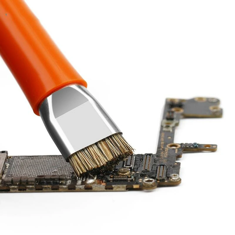 KGX K-222 ESD Safe Anti-Static Brush | Double Head Hard Brush for Phone Repair - Image 5