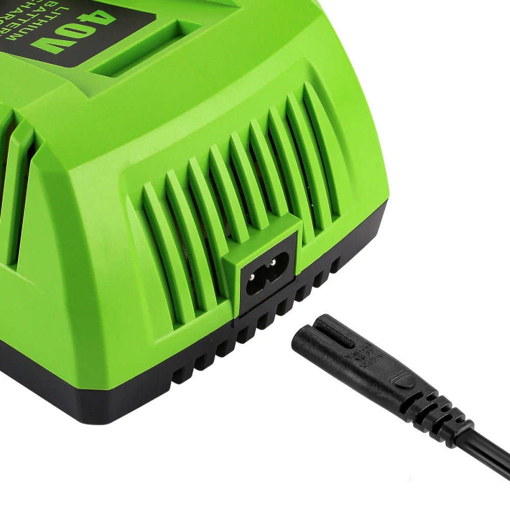 Greenworks 40V Battery Charger | 2A Fast Charging | US EU UK AU Plugs - Image 5