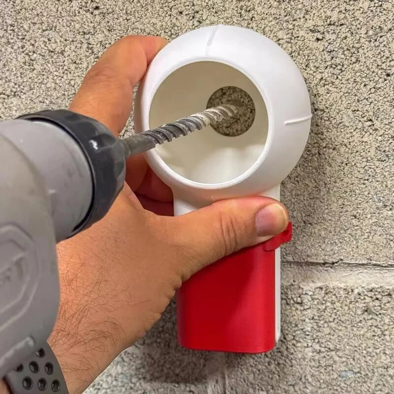 Electric Drill Dust Collector - Compact & Lightweight Design - Fits Standard Water Bottle - Image 3