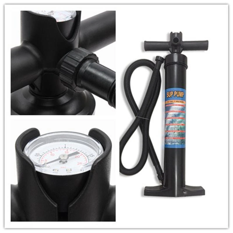 Bar Hand Air Pump - 14 PSI Manual Pump - Black - Image 5