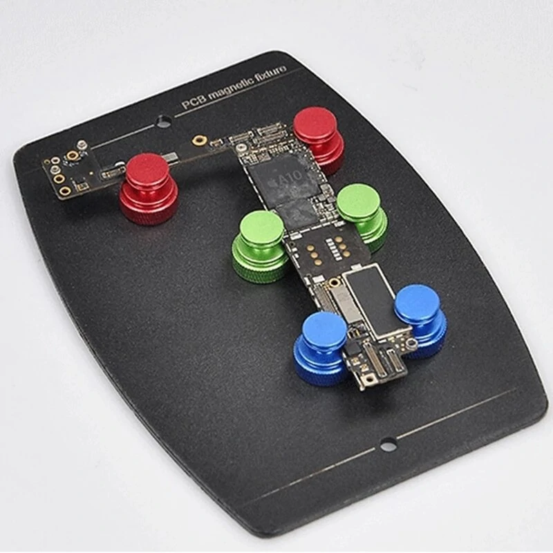KGX PCB Board Holder Fixture with 6 Magnetic Pins | Soldering Platform for Mobile Phone Repair - Image 3