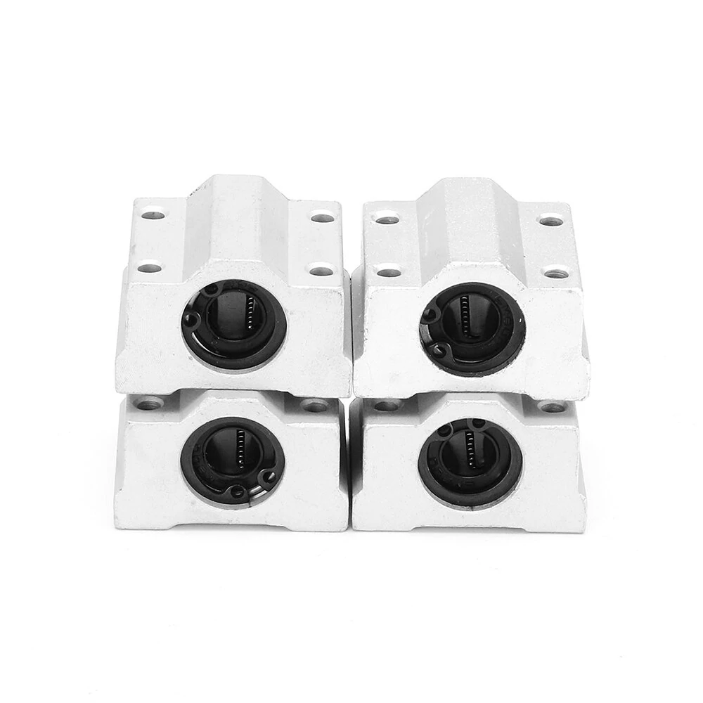 Machifit 400mm Linear Rail Shaft Support Set | 15pcs Guide Bearing Housings & Screws - Image 5
