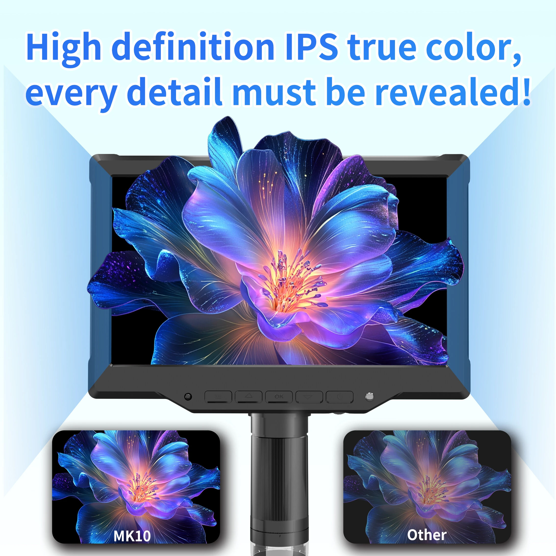 MK10 10.1 Inch Digital Microscope | IPS Screen & HD Camera | Type-C for Windows/Mac - Image 4