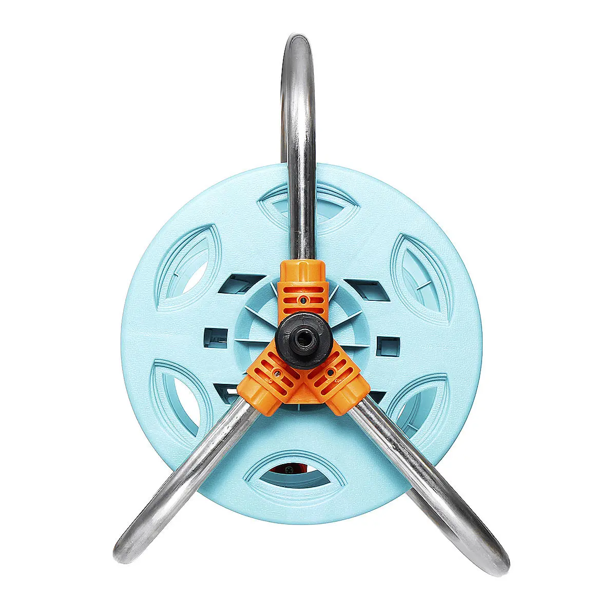 Portable Garden Hose Reel Cart - Outdoor Water Pipe Storage Holder & Caddy - Image 5