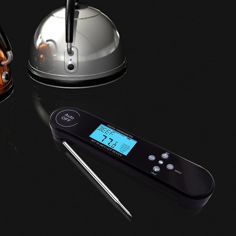 CH-209 Digital Folding Probe Food Thermometer | -30° to 300°C | Voice Broadcast - Image 4