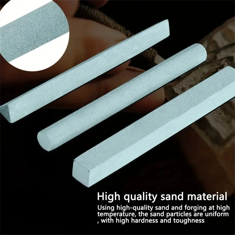 Stone Set 3-Piece Silicon Carbide Sharpening Stone | For Chisels Gouges Blades - Image 4