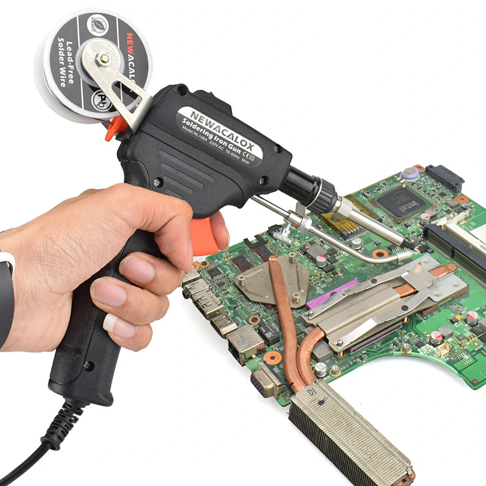 60W Automatic Soldering Iron Gun | EU/US Desoldering Pump for Circuit Board Repair DIY - Image 5