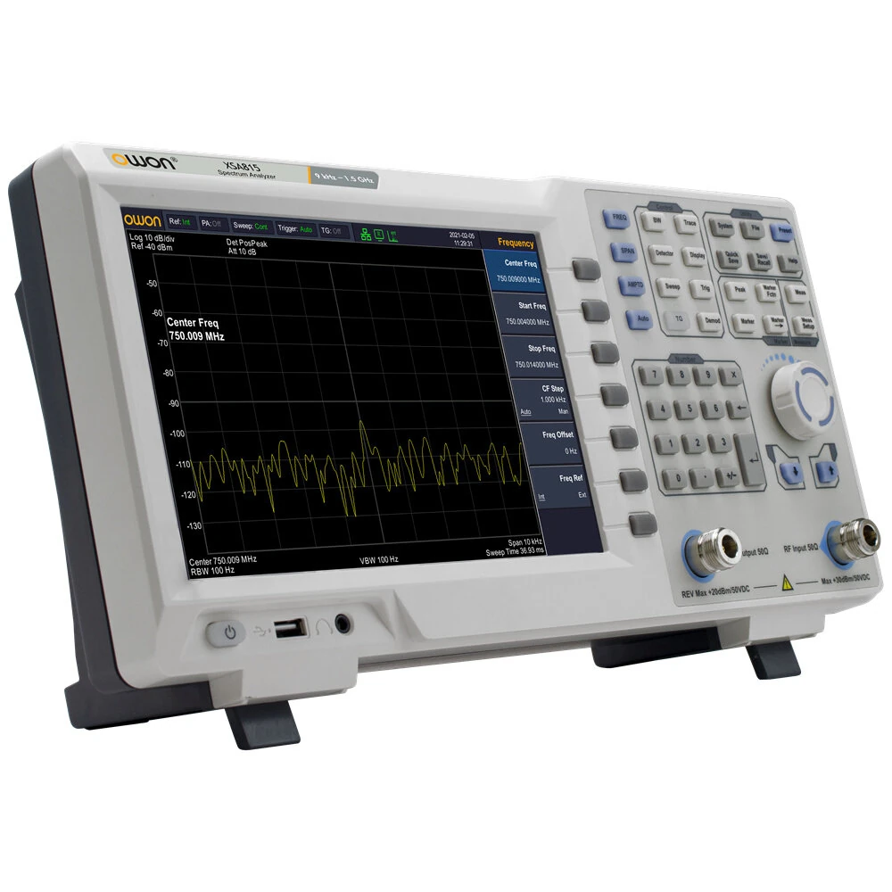 OWON XSA815TG Digital Oscilloscope | 1.5 GHz Spectrum Analyzer with Tracking Generator - Image 2