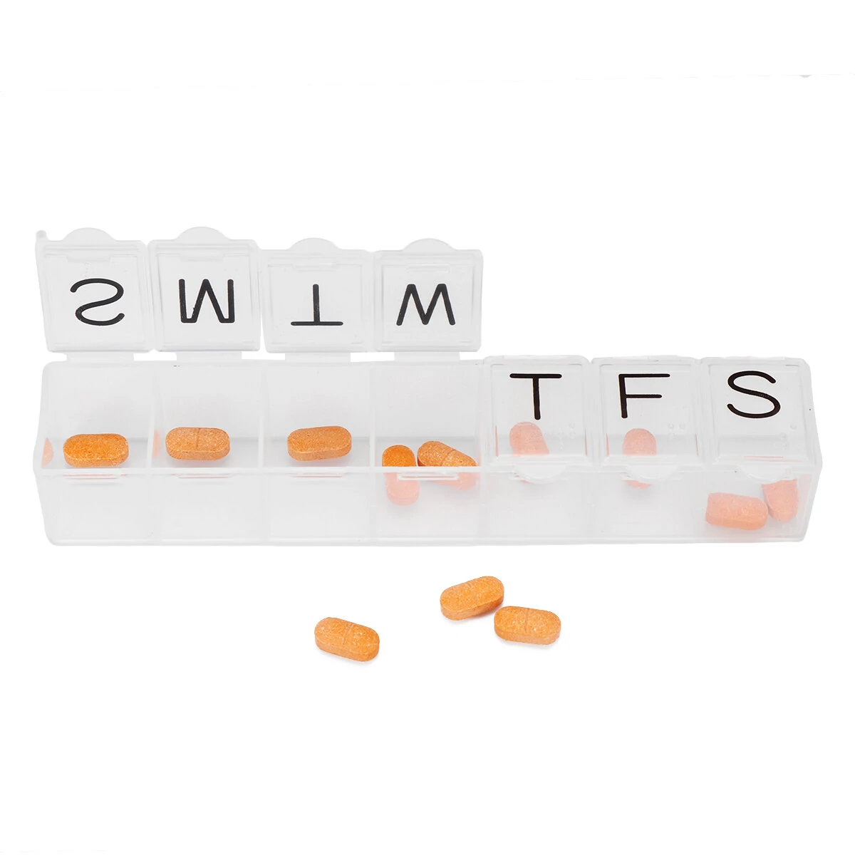 Portable Weekly Pill Organizer Box - 7 Day Pill Holder & Storage Case - Image 4