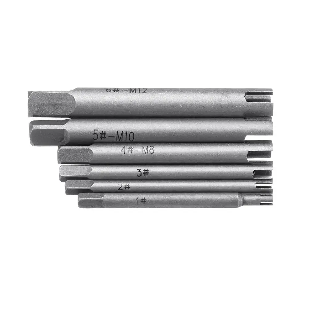 6pcs M4-M12 Damaged Screw Extractor | Alloy Bolt Remover Kit - Image 4