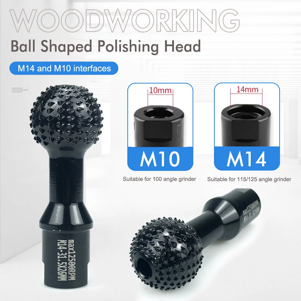 3-in-1 Woodworking Tool Set | Slot Cutter Grinder & Polisher | M10/M14 Angle Grinder Attachment - Image 3