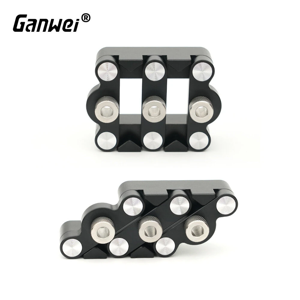 GANWEI Self Centering Dowelling Jig - 6/8/10mm Wood Tenon Drilling Locator - Image 3