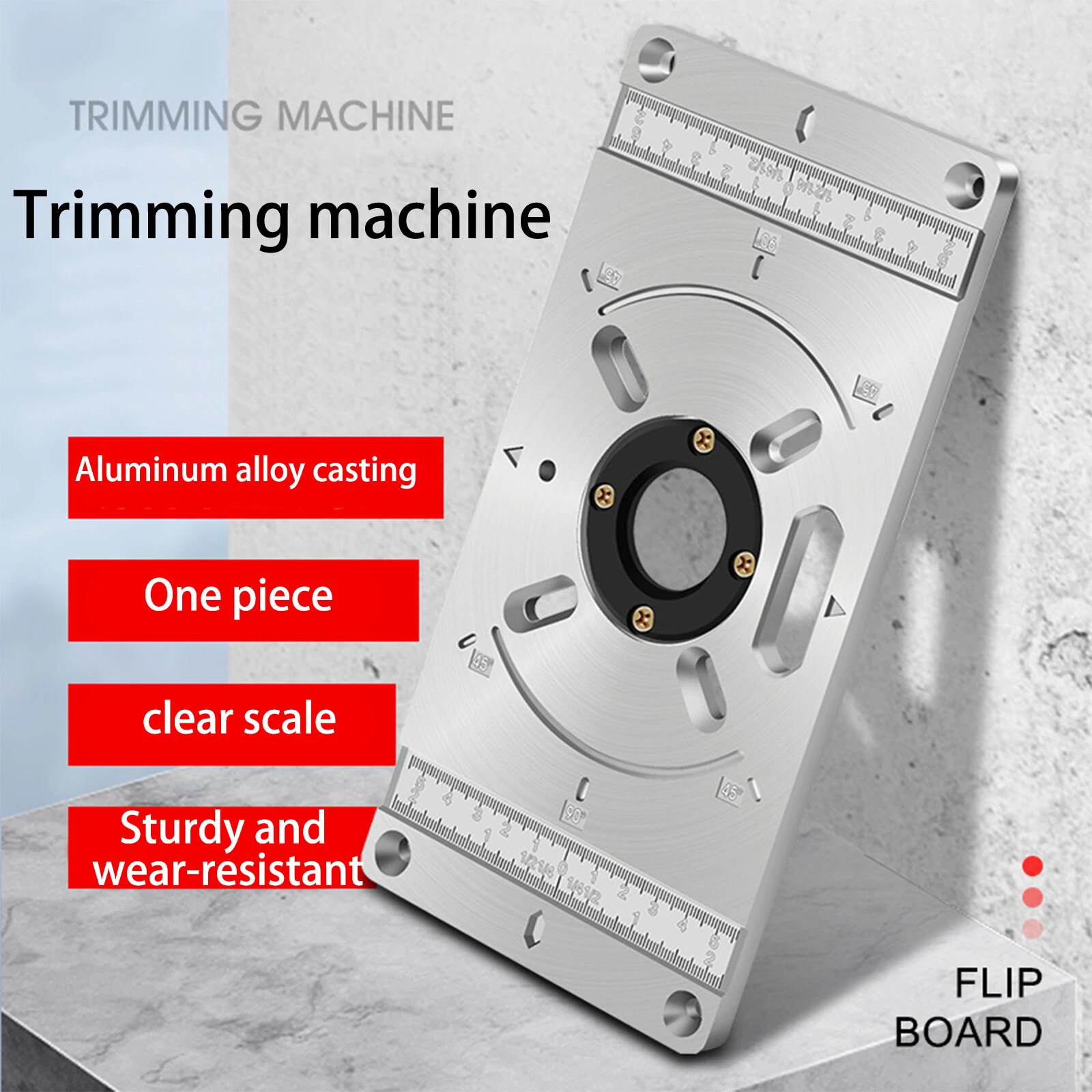 Aluminum Router Tablet Insert Plate for Woodworking Benches | Trim Router Tool - Image 2
