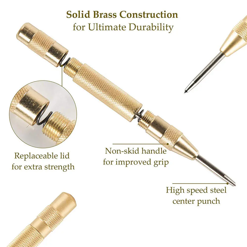 Drillpro 6Pcs Titanium Step Drill Bit Set | 1/8 to 1-3/8 Inch | with Punch & Case - Image 5