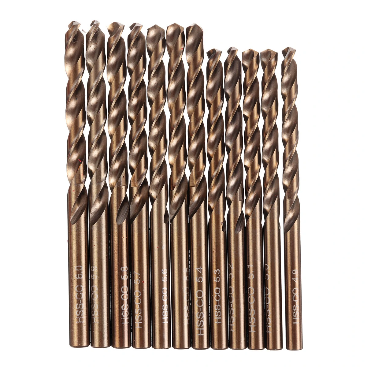 Drillpro 51Pcs M35 Cobalt Drill Bit Set | 1-6mm HSS Jobber Length | Metal Case - Image 4