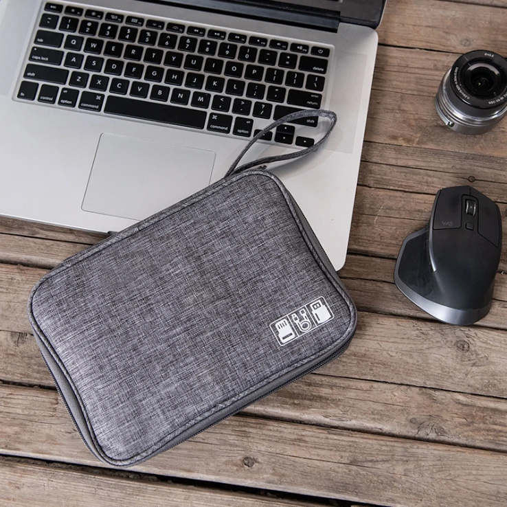 Travel Digital Storage Bag | Portable Organizer Case for Headphones & Cables - Image 4
