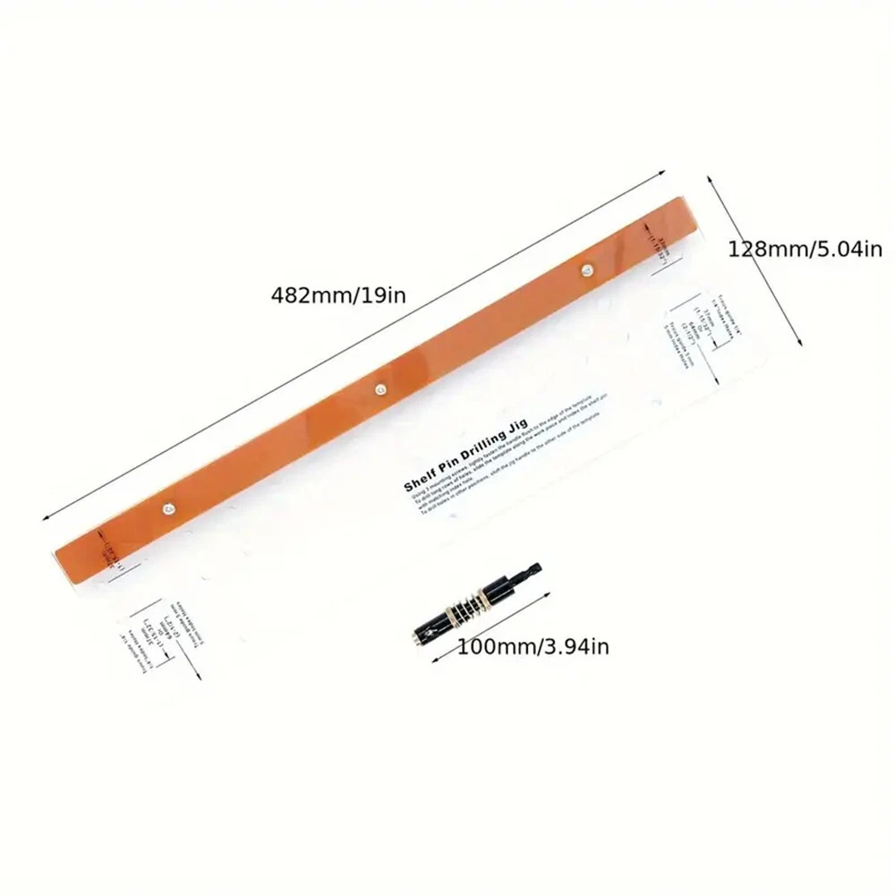 Bakelite Acrylic Door Hinge Drilling Plate | Multifunctional Vertical Hole Positioning Jig - Image 4