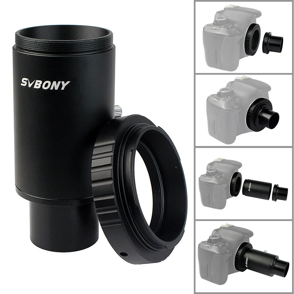 SVBONY VITE 1.25 CA1 Extension Tube - M42 T-Mount Adapter for Canon DSLR & Telescope - Image 4