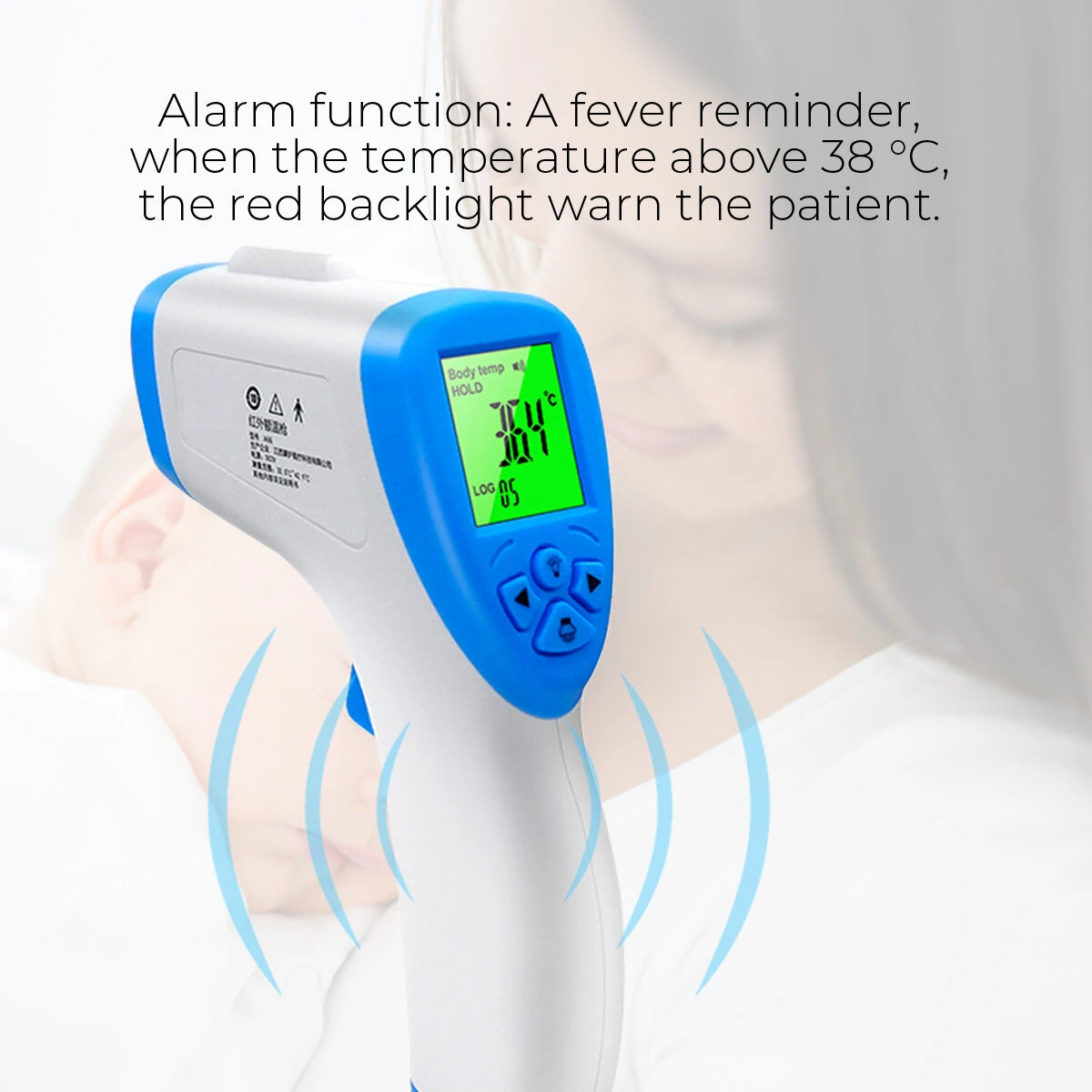 Non-Contact Infrared Thermometer - Digital Body Temperature for Adults & Kids - Image 4