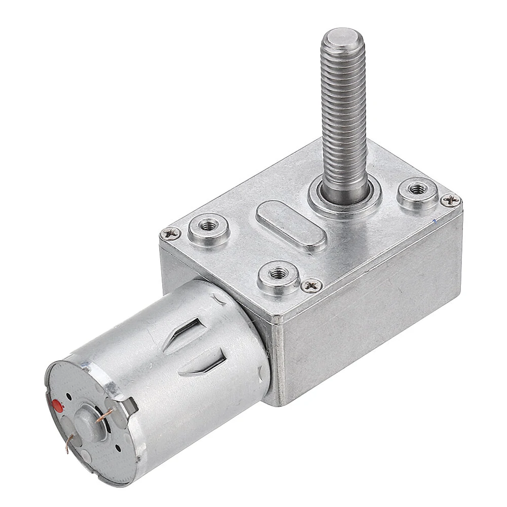 Machifit JGY370 DC 12V Worm Gear Motor - 10-150RPM Self-Locking Reduction - Image 3