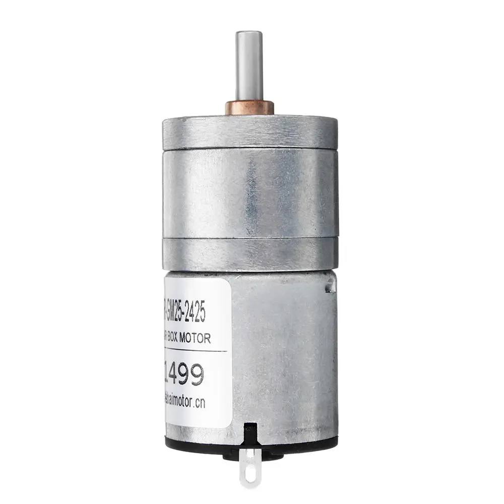 Chihai GM25-2425 DC Gear Motor - 6V 230RPM 1:35 Ratio - Strong Magnetic Carbon Brush - Image 5