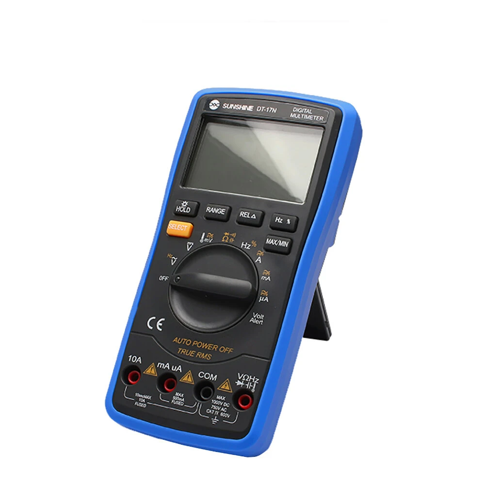 SUNSHINE DT-17N Auto-Ranging Digital Multimeter | AC/DC Voltage Current Resistance - Image 3