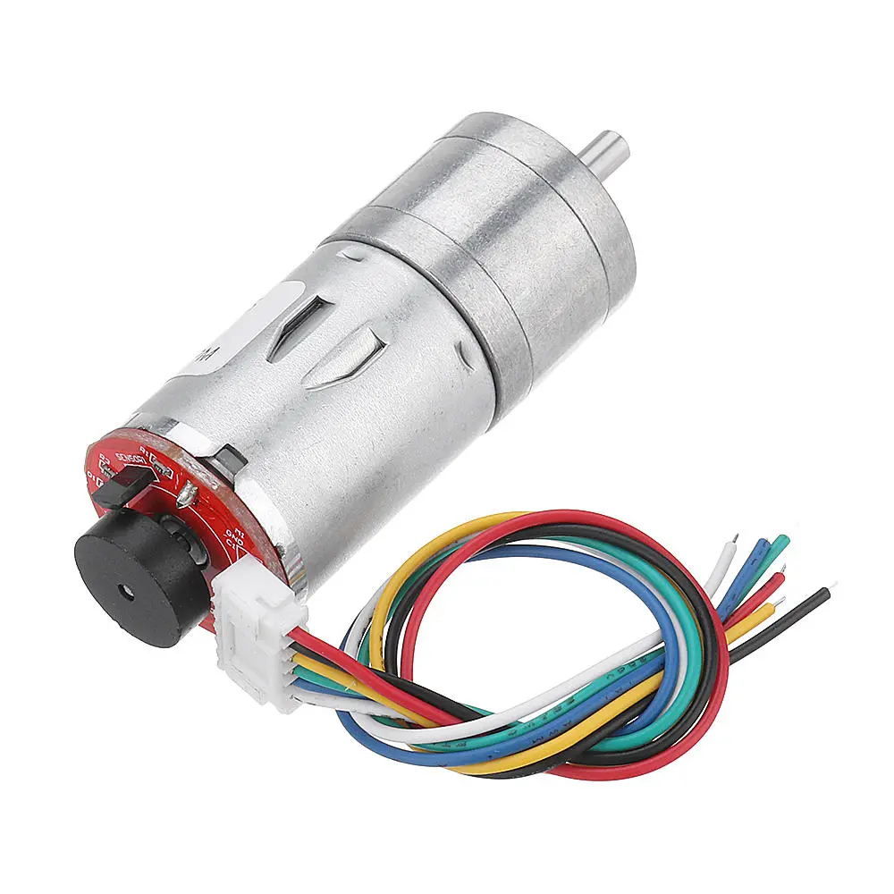 Machifit 25GA370 12V DC Gear Motor with Encoder & Speed Dial | Micro Reduction - Image 2