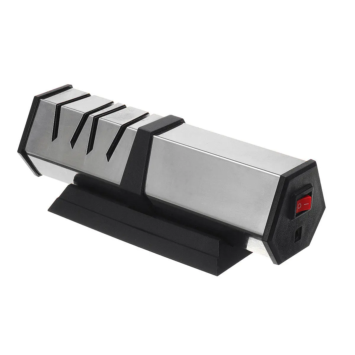 Red or Black Electric Knife Sharpener - 2-Stage Diamond Ceramic System - Image 5