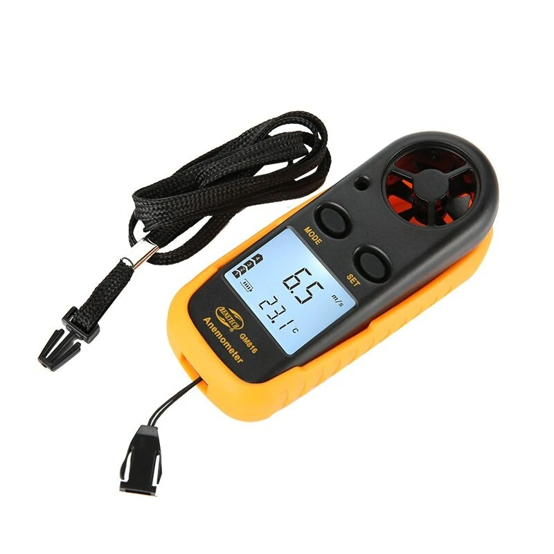 BENETECH GM816 Digital Anemometer - Wind Speed Meter with Temperature & LCD Backlight - Image 3