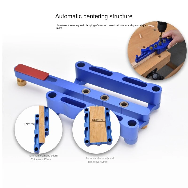 FONSON TOOLS Self Centering Doweling Jig Kit | 6mm 8mm 10mm Drill Sleeves for Woodworking - Image 5