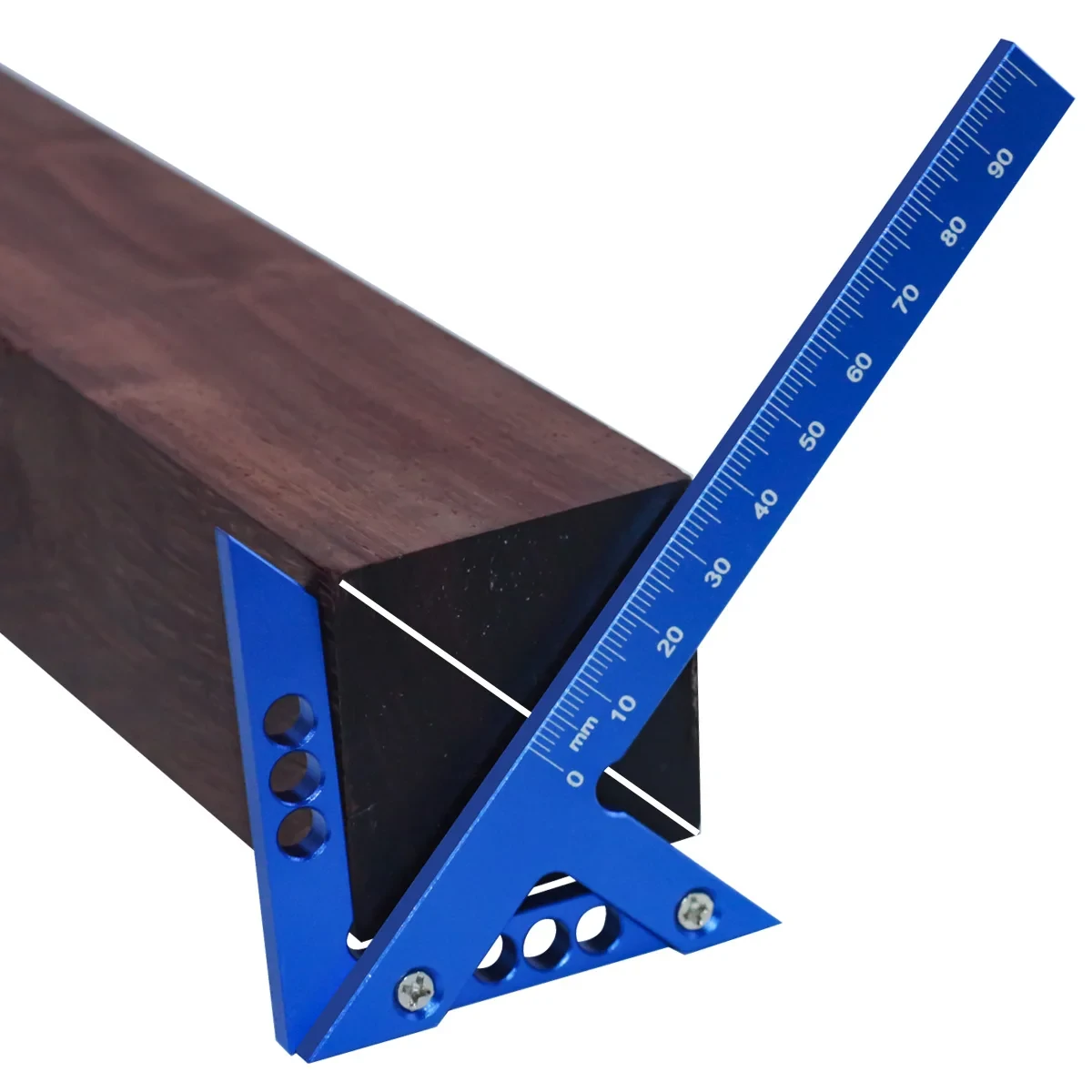 Blue Center Finder Scriber - Aluminum Center Line Tool for Woodworking - Image 2