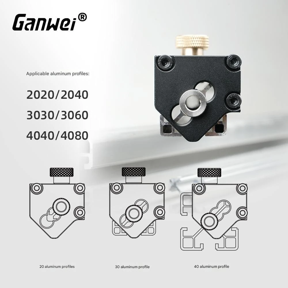 Aluminum Profile Drill Jig & Tap Guide | For 20 30 40 Series European Extrusion - Image 3
