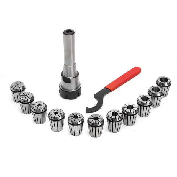 ER32 Spring Collets Set - 11pcs with R8-ER32 Chuck Holder for CNC Milling & Lathe - Image 3