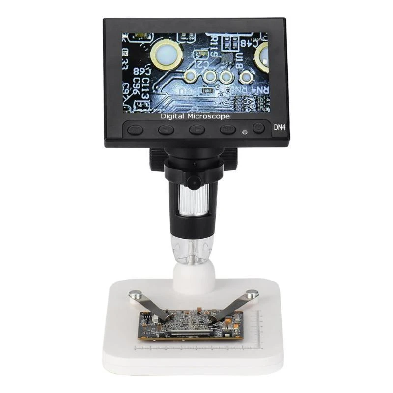 DM4 USB Digital Microscope | 4.3 Inch LCD Display | 1280x720 HD for PCB Repair - Image 2