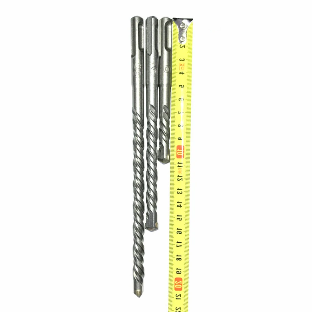 SDS Plus Hammer Drill Bit Set - 9Pcs 110mm HSS Metal Bits for Electric Drills - Image 2