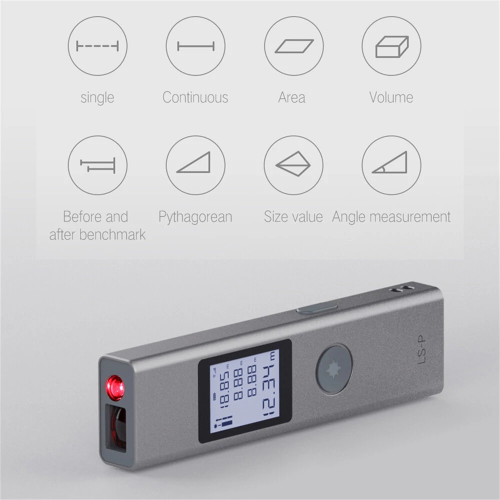 ATuMan LS-P 40m Laser Rangefinder - Rechargeable Mini Distance Meter | Portable - Image 2