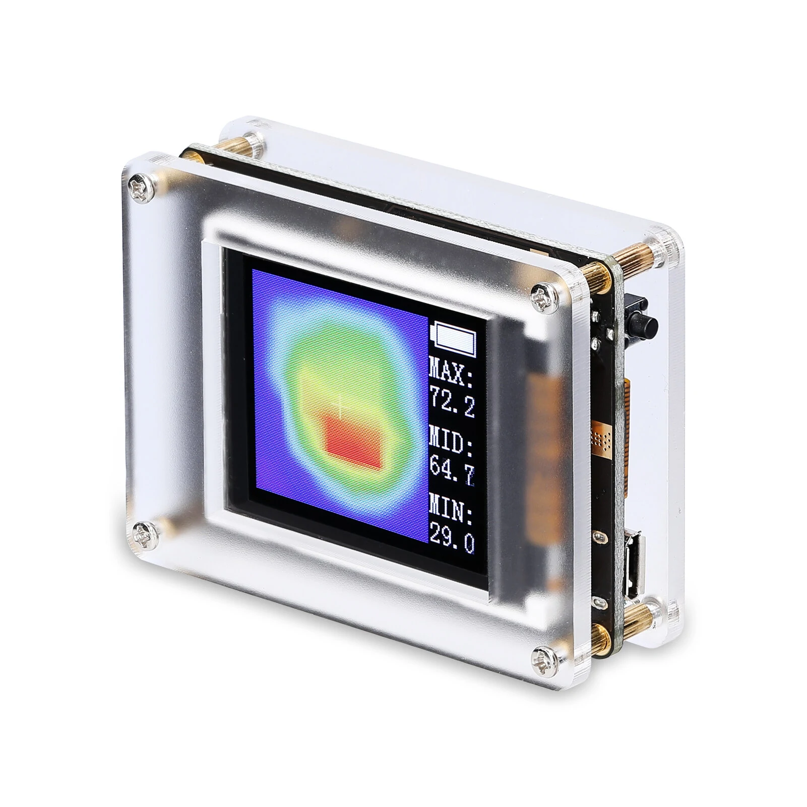 AMG8833 Portable Infrared Thermal Imager - 8x8 Grid Sensor, 1.8 TFT Screen - Image 2