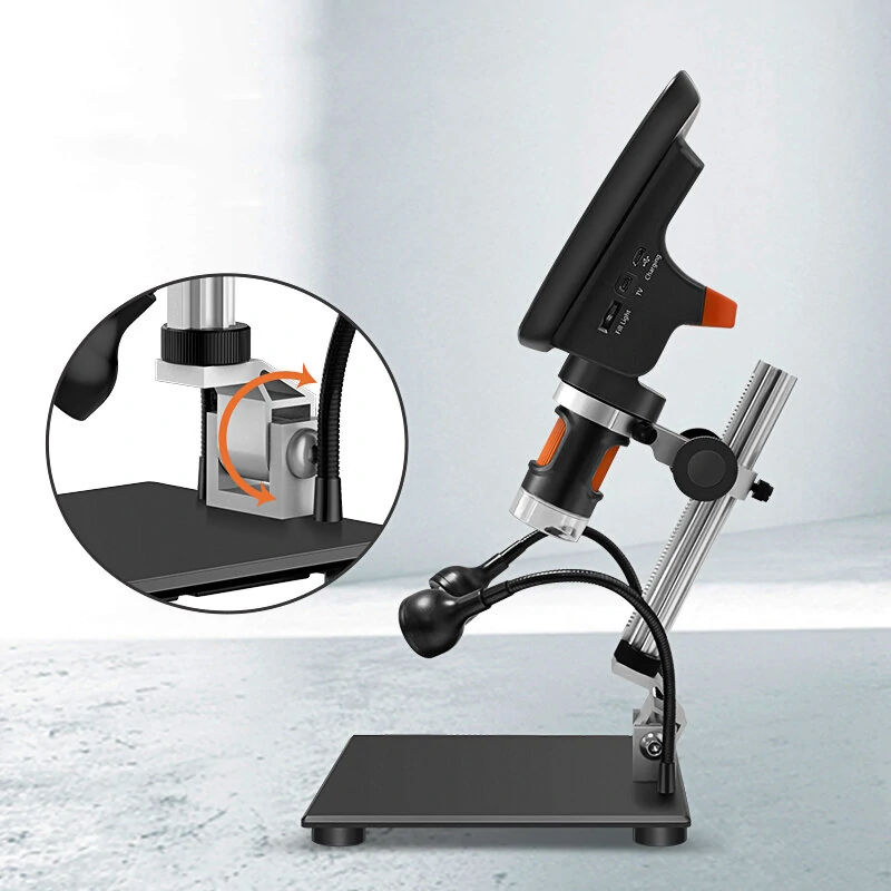 MS1 1080P Digital Microscope - 7 Inch Screen | USB & Wireless with Remote - Image 2