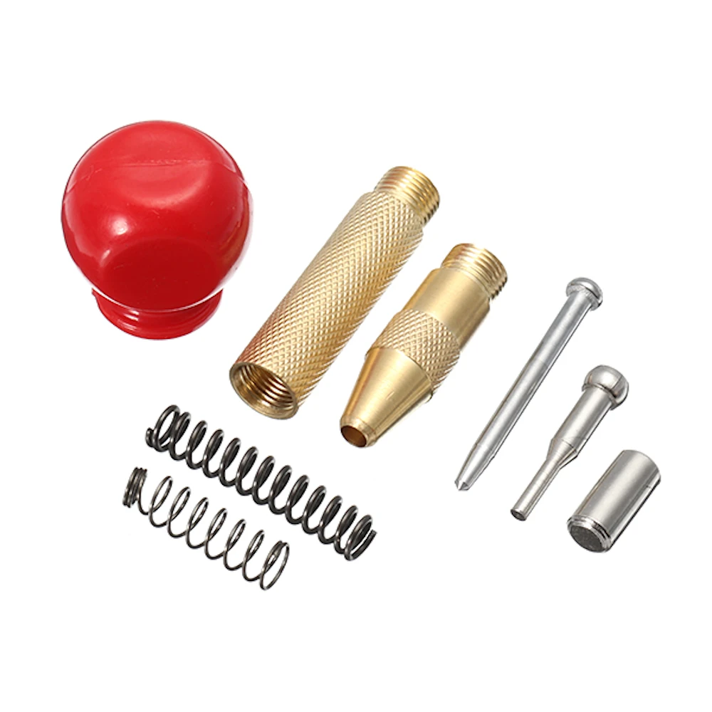 4-Piece Step Drill Set - 6mm Capped Punch & 3 HSS Hex Shank Drills - Image 4